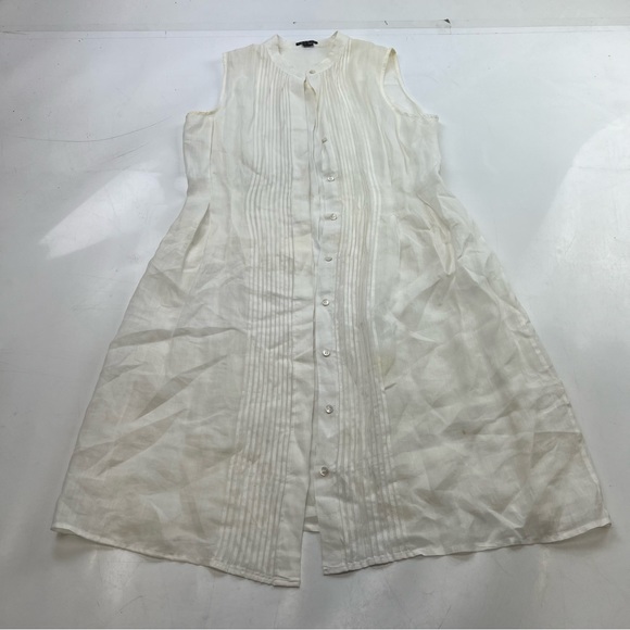 Theory women’s mock neck mini white dress 6 L43-11 - Picture 2 of 9